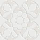 Tagina Deco Dantan Fleur Blanck 10×10 см Напольная плитка
