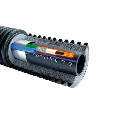 Труба Uponor Supra Plus (бухта 100 м) 90x8,2 /200 для холодного водоснабжения и напорной канализации 1048695