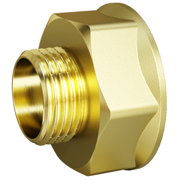 LD Pride Переход DN25х20 (1"ВР х 3/4"НР) латунь