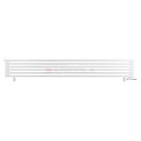 Arbiola Gorizont Ritmo VZ 2500-40-06 секций белый горизонтальный  радиатор c нижним подключением (на ножках)
