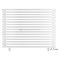Arbiola Gorizont Ritmo VZ 1200-40-16 секций белый горизонтальный  радиатор c нижним подключением (на ножках)