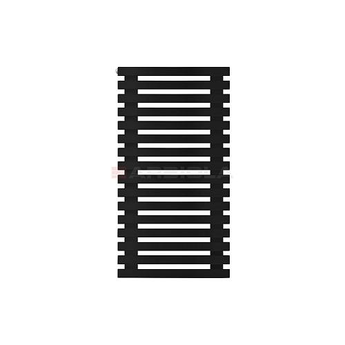 Arbiola Gorizont Ritmo H 500-40-16 секций чёрный горизонтальный  радиатор c боковым подключением