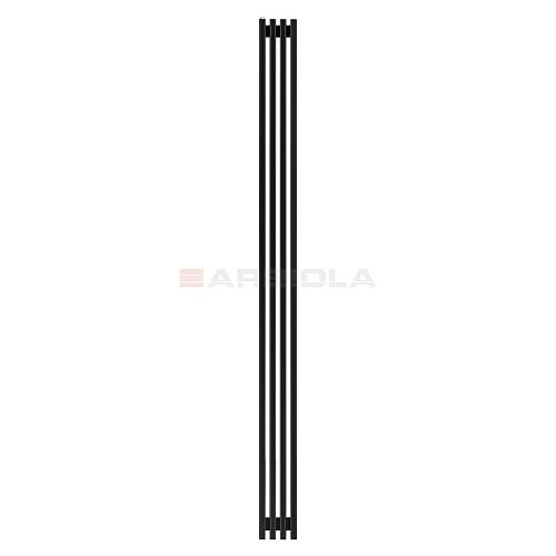 Arbiola Compact H 2500-63-04 секции черный вертикальный радиатор c боковым подключением