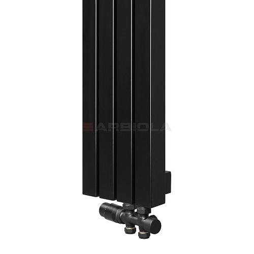 Arbiola Mono V 750-60-35 секции черный вертикальный радиатор c нижним подключением