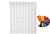 Arbiola Liner H 750-36-09 секции цветной вертикальный радиатор c боковым подключением