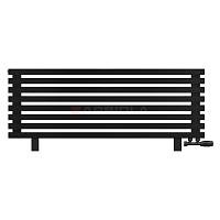 Arbiola Gorizont Ritmo VZ 1200-40-08 секций чёрный горизонтальный  радиатор c нижним подключением (на ножках)