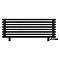 Arbiola Gorizont Ritmo VZ 1200-40-08 секций чёрный горизонтальный  радиатор c нижним подключением (на ножках)