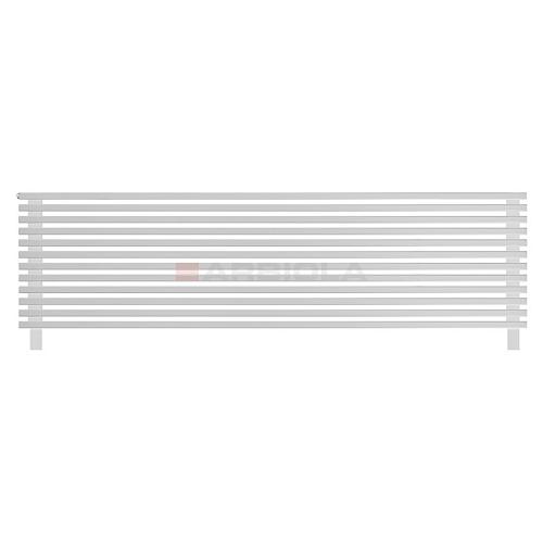 Arbiola Gorizont Compact HZ 2000-63-12 секции белый горизонтальный радиатор c боковым подключением с ножками