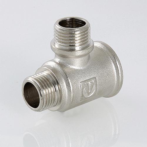 Valtec 3/4" х 1/2" х 3/4" Тройник переходной с двумя переходами на наружную резьбу