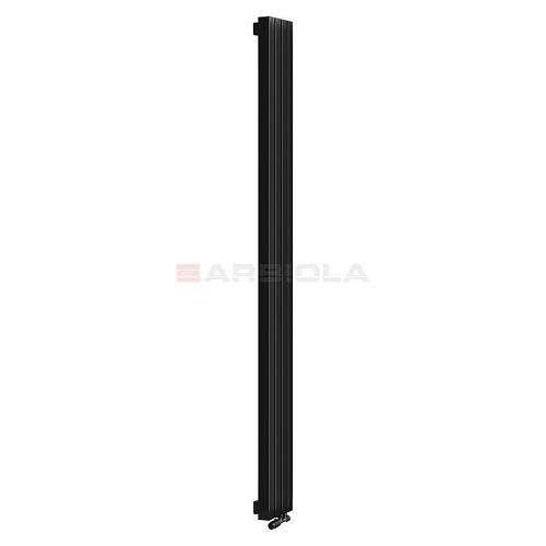 Arbiola Mono V 2000-60-12 секции черный вертикальный радиатор c нижним подключением