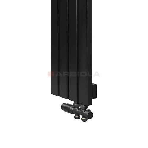 Arbiola Liner V 700-36-39 секции черный вертикальный радиатор c нижним подключением