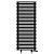Arbiola Gorizont Ritmo VZ 750-40-31 секция чёрный горизонтальный  радиатор c нижним подключением (на ножках)
