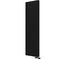 КЗТО QUADRUM 30 V 2- 1750-12 R RAL1T103S9005 Радиатор (черный матовый муар) с нижним подключением