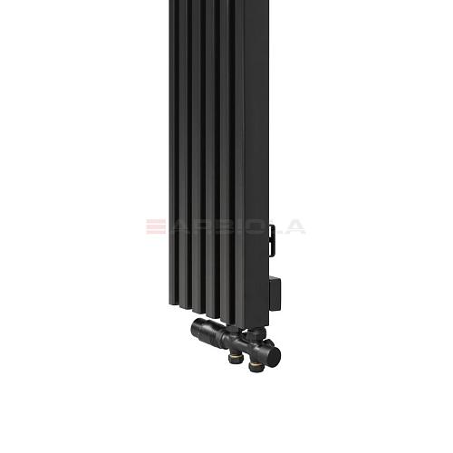 Arbiola Compact V 750-63-37 секции черный вертикальный радиатор c нижним подключением