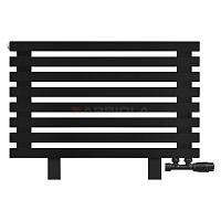 Arbiola Gorizont Ritmo VZ 1000-40-08 секций чёрный горизонтальный  радиатор c нижним подключением (на ножках)