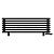 Arbiola Gorizont Ritmo VZ 1200-40-07 секций чёрный горизонтальный  радиатор c нижним подключением (на ножках)