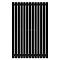 Arbiola Mono H 1200-60-13 секции черный вертикальный радиатор c боковым подключением