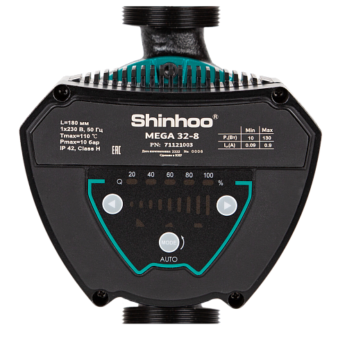 SHINHOO MEGA 25-12 1x230V Циркуляционный энергоэффективный насос