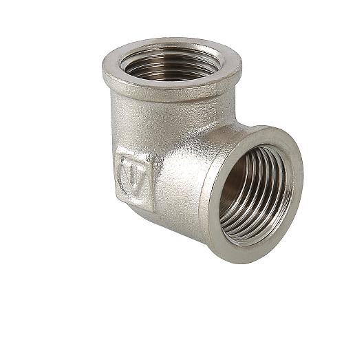 Valtec 1 1/4" Угольник угловой латунный никелированный