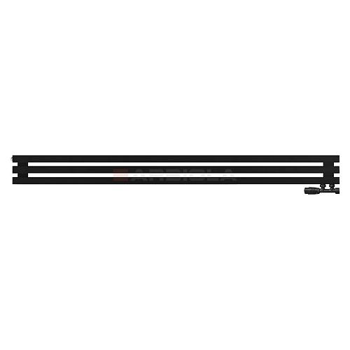 Arbiola Ritmo Gorizont V 2000-40-03 секции чёрный горизонтальный радиатор c нижним подключением