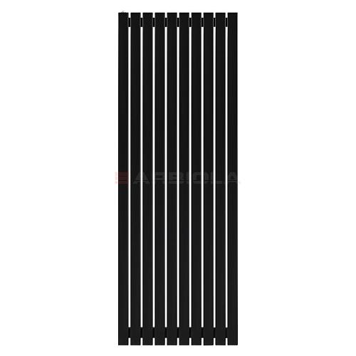 Arbiola Mono H 1750-60-10 секции черный вертикальный радиатор c боковым подключением