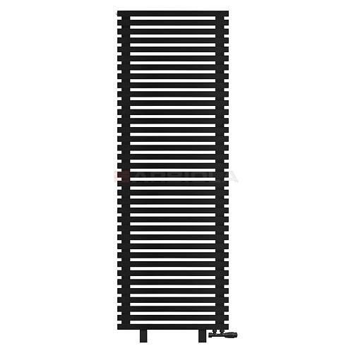 Arbiola Gorizont Ritmo VZ 700-40-36 секций чёрный горизонтальный  радиатор c нижним подключением (на ножках)