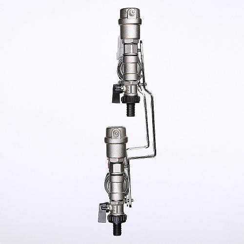 Valtec 1", 6 x 3/4", евроконус Коллекторный блок с регулировочными клапанами и расходомерами