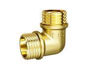 Углы 90° наружная резьба равнопроходные латунь Углы 90° наружная резьба равнопроходные латунь