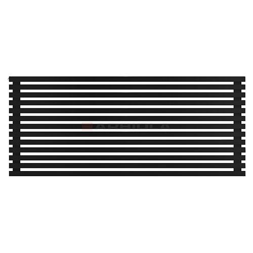 Arbiola Gorizont Ritmo H 1500-40-13 секций чёрный горизонтальный  радиатор c боковым подключением