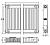 Kermi FKO 11  400х800 панельный радиатор с боковым подключением