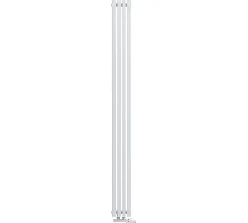 КЗТО QUADRUM 30 V 2- 1750-4 U RAL1T104S9016 Радиатор (белый муар) с нижним подключением