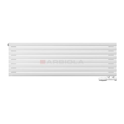 Arbiola Gorizont Iris V 1250-42-08 секции белый горизонтальный радиатор c нижним подключением