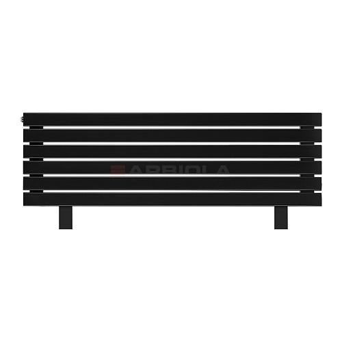 Arbiola Gorizont Liner HZ 1200-36-06 секции черный горизонтальный радиатор c боковым подключением с ножками