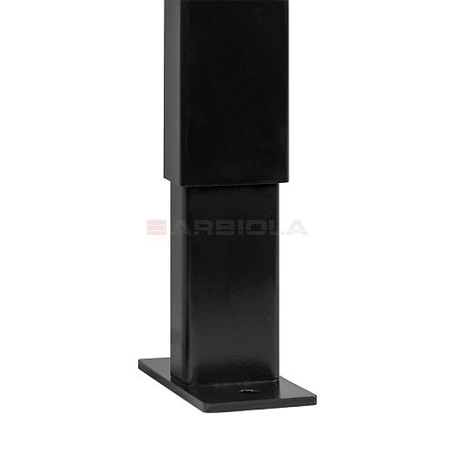 Arbiola Gorizont Ritmo VZ 1000-40-04 секции чёрный горизонтальный  радиатор c нижним подключением (на ножках)