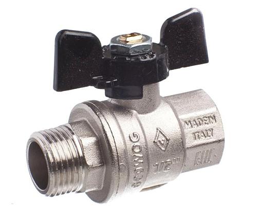 Bugatti Oregon 3/4" ВР/НР Кран шаровой (ручка-бабочка)