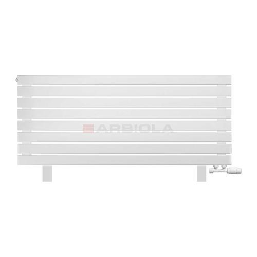 Arbiola Gorizont Liner VZ 1500-36-08 секции белый горизонтальный радиатор c нижним подключением с ножками