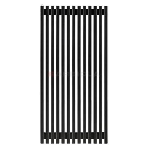 Arbiola Compact H 1200-63-13 секции черный вертикальный радиатор c боковым подключением