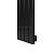 Arbiola Liner H 750-36-28 секции черный вертикальный радиатор c боковым подключением