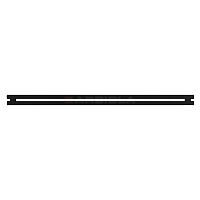 Arbiola Gorizont Ritmo H 1500-40-02 секции чёрный горизонтальный  радиатор c боковым подключением