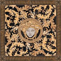 Versace Marble Rosone Nero S.Lauren 117,2x117,2 см  Панно