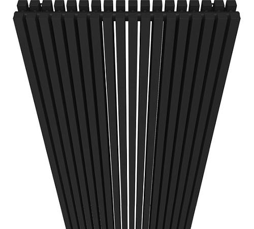 КЗТО QUADRUM 30 V 2- 1750-12 U RALTP26X-M215249005 Радиатор (структурный шелк черный) с нижним подключением