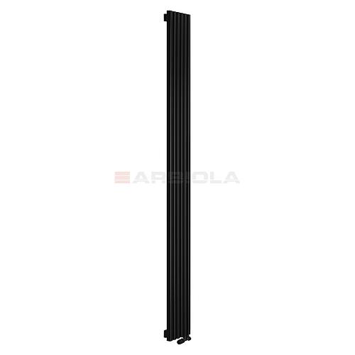Arbiola Ritmo V 1800-40-06 секции черный вертикальный радиатор c нижним подключением