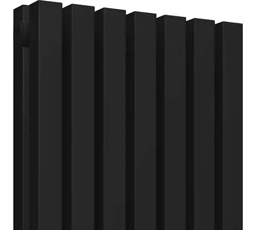 КЗТО QUADRUM 30 V 2- 1750-12 U RALTP26X-M215249005 Радиатор (структурный шелк черный) с нижним подключением