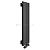 Arbiola Liner V 700-36-05 секции черный вертикальный радиатор c нижним подключением