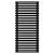 Arbiola Gorizont Ritmo H 700-40-27 секций чёрный горизонтальный  радиатор c боковым подключением