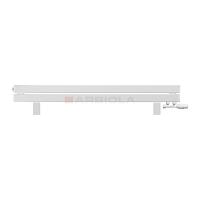 Arbiola Gorizont Liner VZ 1200-36-02 секции белый горизонтальный радиатор c нижним подключением с ножками
