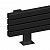 Arbiola Gorizont Mono HZ 2000-60-10 секции черный горизонтальный радиатор c боковым подключением (с ножками)