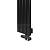 Arbiola Liner V 700-36-31 секции черный вертикальный радиатор c нижним подключением