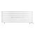 Arbiola Gorizont Ritmo VZ 2000-40-11 секций белый горизонтальный  радиатор c нижним подключением (на ножках)
