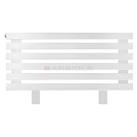 Arbiola Gorizont Ritmo HZ 1000-40-06 секций белый горизонтальный  радиатор c боковым подключением (на ножках)